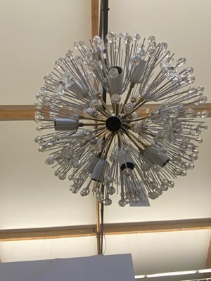 Lot 462 - An Austrian Rupert Nikoll 'Dandelion' or Sputnik chandelier