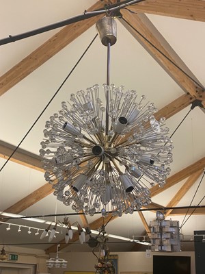 Lot 462 - An Austrian Rupert Nikoll 'Dandelion' or Sputnik chandelier