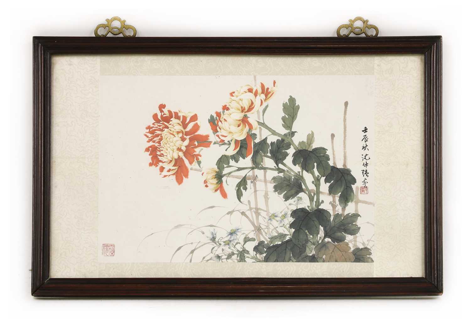 Lot 191 - A Chinese gouache painting
