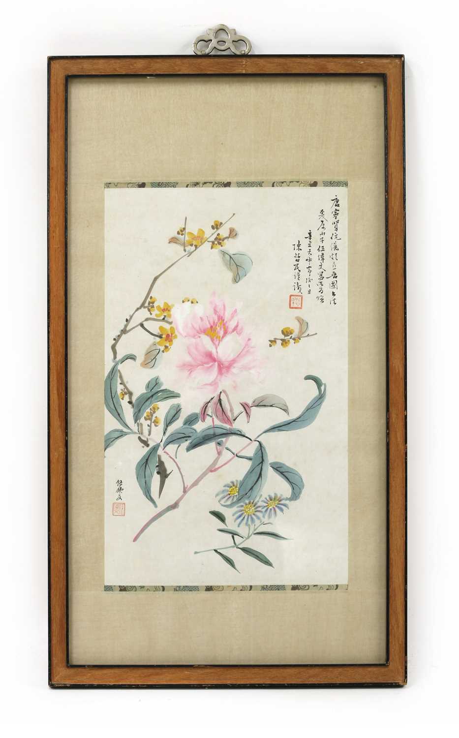 Lot 192 - A Chinese gouache painting