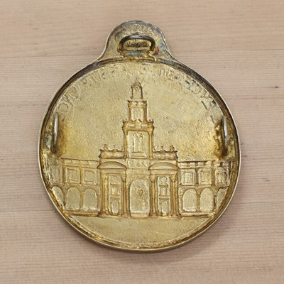 Lot 373 - A George III silver gilt Royal Exchange Assurance fireman's arm badge