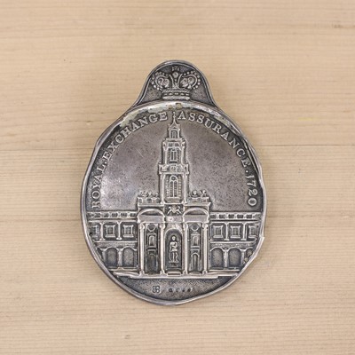 Lot 368 - A Victorian silver Royal Exchange Assurance fireman's badge