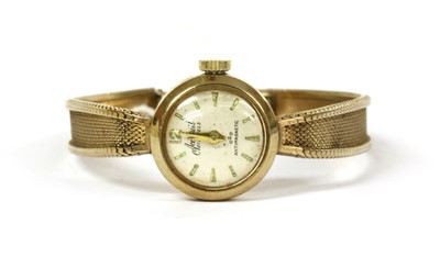 Lot 223 - A ladies' 9ct gold Accurist mechanical bracelet watch