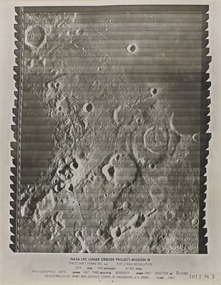 Lot 464 - A group of three NASA gelatin silver prints