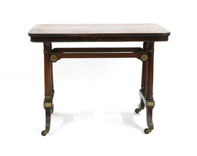 Lot 492 - A French Empire rosewood centre table
