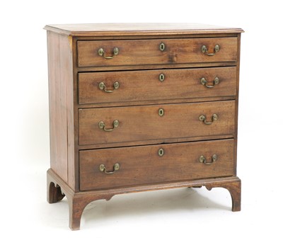 Lot 256 - A George III mahogany chest of drawers