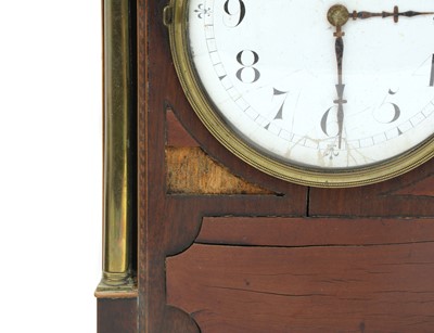 Lot 213 - A mahogany mantel clock
