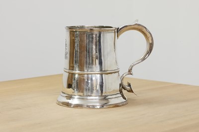 Lot 327 - A George II provincial silver mug