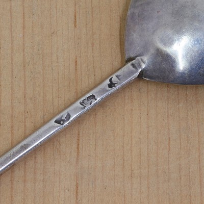 Lot 308 - A Charles I silver seal-top spoon