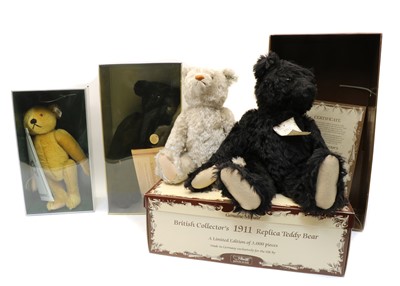 Lot 346 - A group of four limited edition Steiff collectors bears