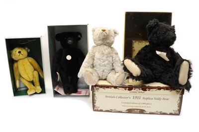 Lot 346 - A group of four limited edition Steiff collectors bears