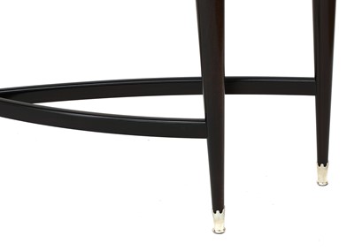 Lot 770 - A contemporary stained beech console table