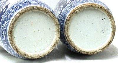 Lot 380 - Two Chinese blue and white vases