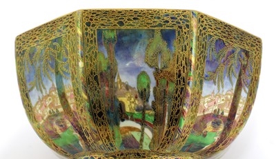 Lot 346 - A Wedgwood 'Fairyland' lustre octagonal bowl