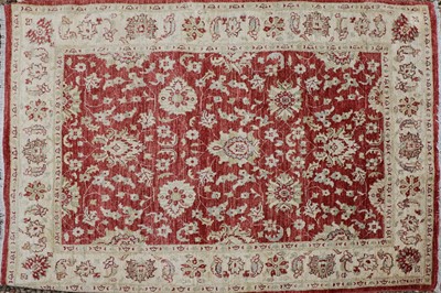 Lot 523 - A near pair of Pakistani wool rugs of Persian Ziegler design