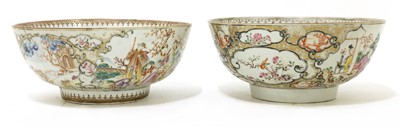 Lot 342 - A Chinese export famille rose punch bowl