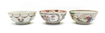 Lot 132 - A Chinese famille rose punch bowl
