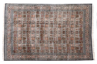 Lot 270 - A silk and wool Kirman 'Garden' carpet