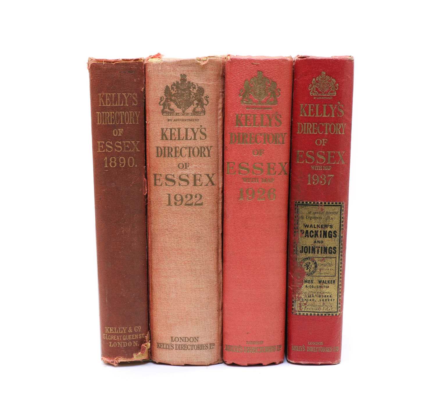 Lot 204 - Four volumes of Kelly's Directory of Essex