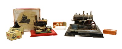 Lot 316 - Two model stationary steam engines