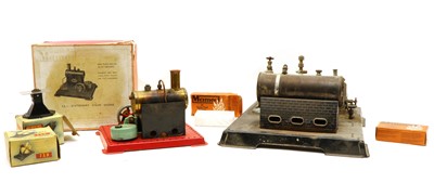 Lot 316 - Two model stationary steam engines