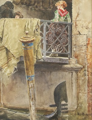 Lot 575 - Aleksandr Nikolaev Roussoff (Russian, 1844-1928)
