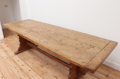Lot 417 - A large refectory table