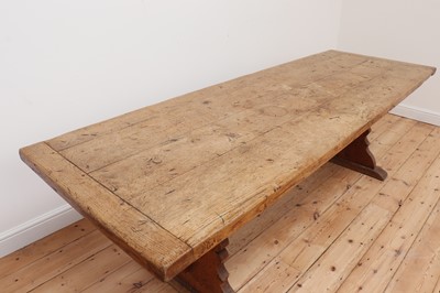 Lot 417 - A large refectory table