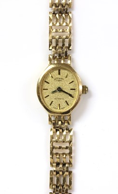 Lot 225 - A ladies' 9ct gold Rotary quartz bracelet watch