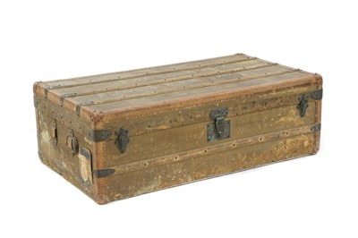 Lot 555 - A 19th century Goyard steamer trunk