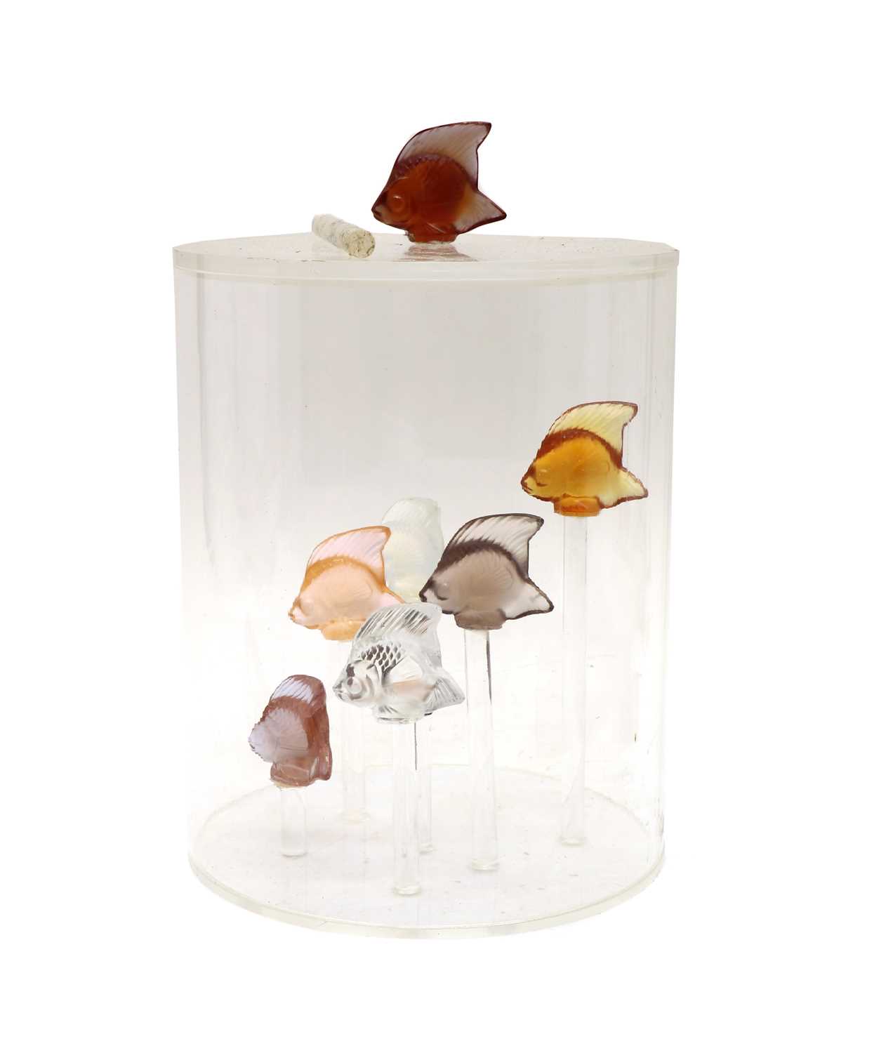 Lot 43 - A collection of Lalique tropical fish