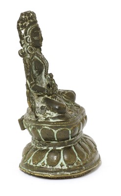 Lot 127 - A Chinese bronze bodhisattva
