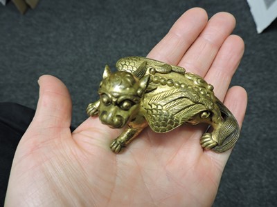 Lot 88 - A Chinese bronze weight
