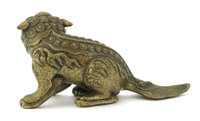 Lot 119 - A Chinese bronze paperweight