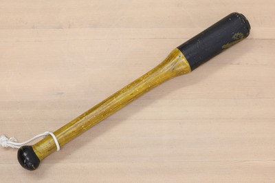 Lot 204 - A William IV painted wooden truncheon
