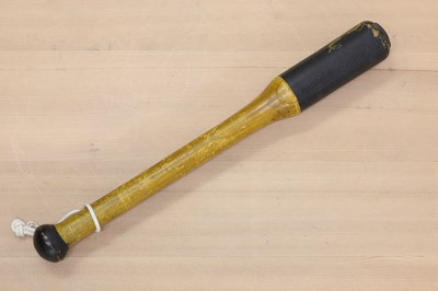 Lot 204 - A William IV painted wooden truncheon