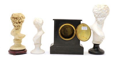 Lot 249 - Two Classical faux marble busts