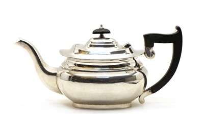 Lot 67 - A silver teapot