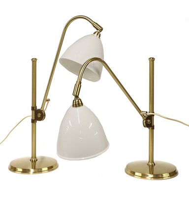 Lot 671 - A pair of contemporary Bestlite lamps