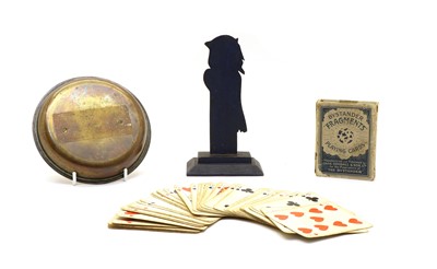 Lot 47 - A painted wood jigsaw cut upstand of ' Old Bill at Oxford'