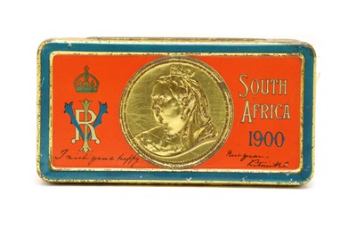 Lot 48 - A Queen Victoria Boer War Gift Tin 1900