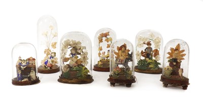 Lot 596 - EARLY WAX DOMES
