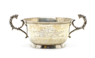 Lot 76 - A Carrington & Co Silver presentation bowl