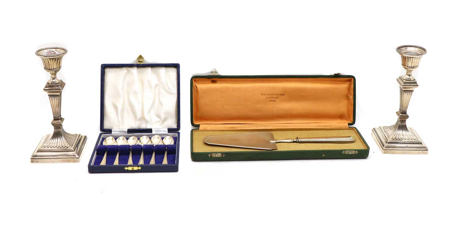 Lot 70 - A collection of silver and plated items
