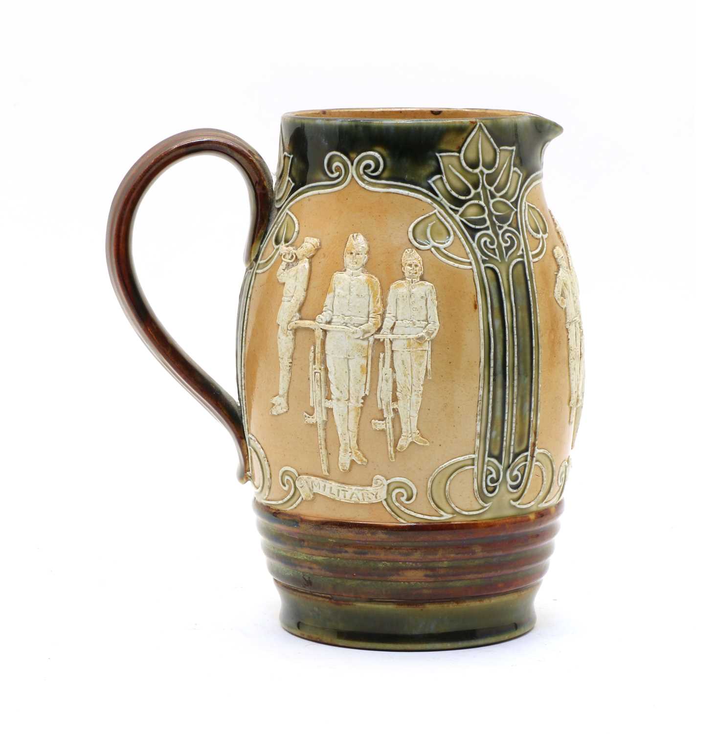Lot 170 - A Doulton Lambeth stoneware jug