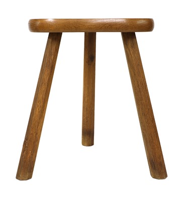 Lot 154 - An oak stool