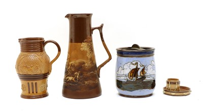Lot 272 - A Royal Doulton stoneware hunting jug