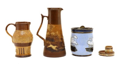 Lot 272 - A Royal Doulton stoneware hunting jug