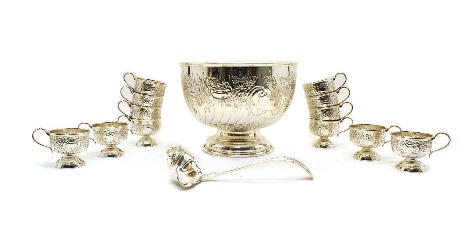 Lot 29 - H. Parkin & Co silver plated punch bowl