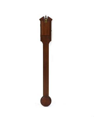 Lot 300 - Comitti of Holburn, a mahogany and rosewood inlaid stick barometer